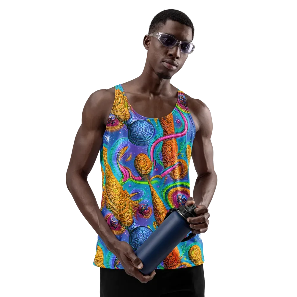 Turbulent Aura on Men's Tank Top — Front