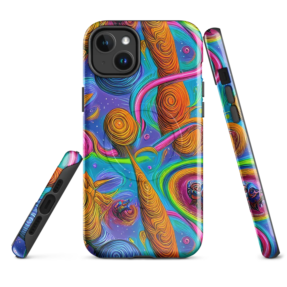 Turbulent Aura on MagSafe Tough Case for iPhone® — Front