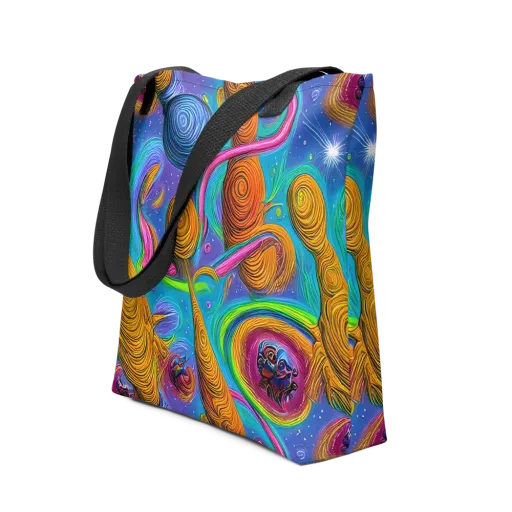 Turbulent Aura on a Tote Bag