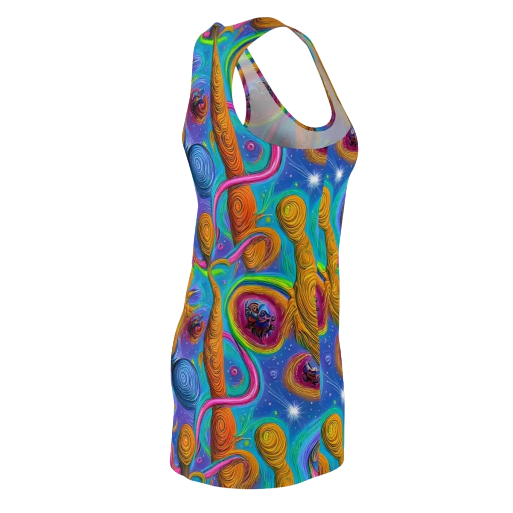 Turbulent Aura on Racerback Dress — Back Side