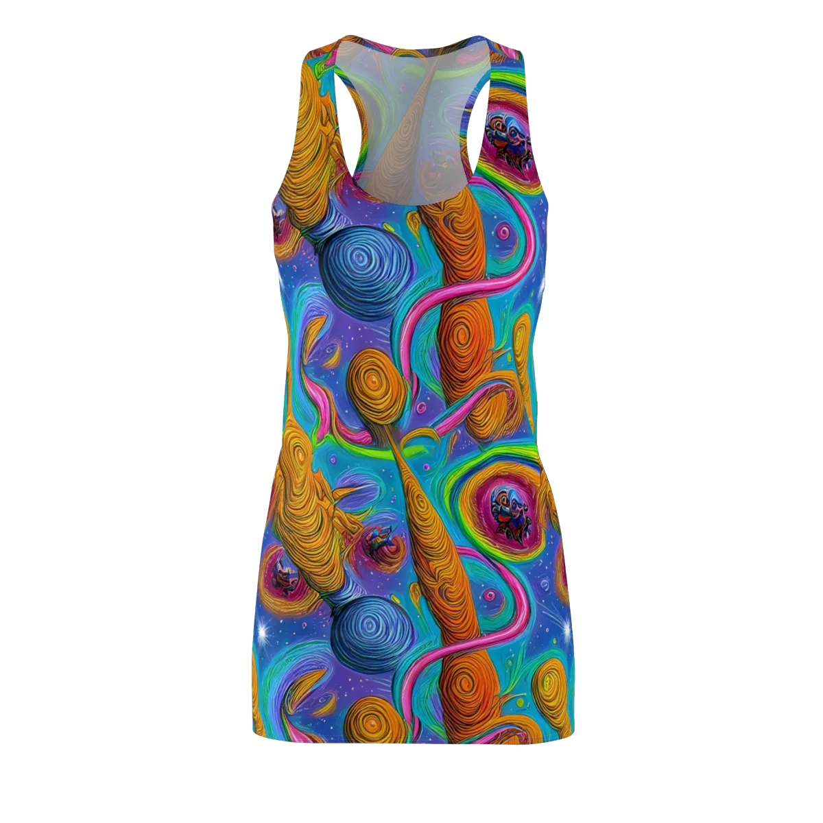 Turbulent Aura on Racerback Dress — Front