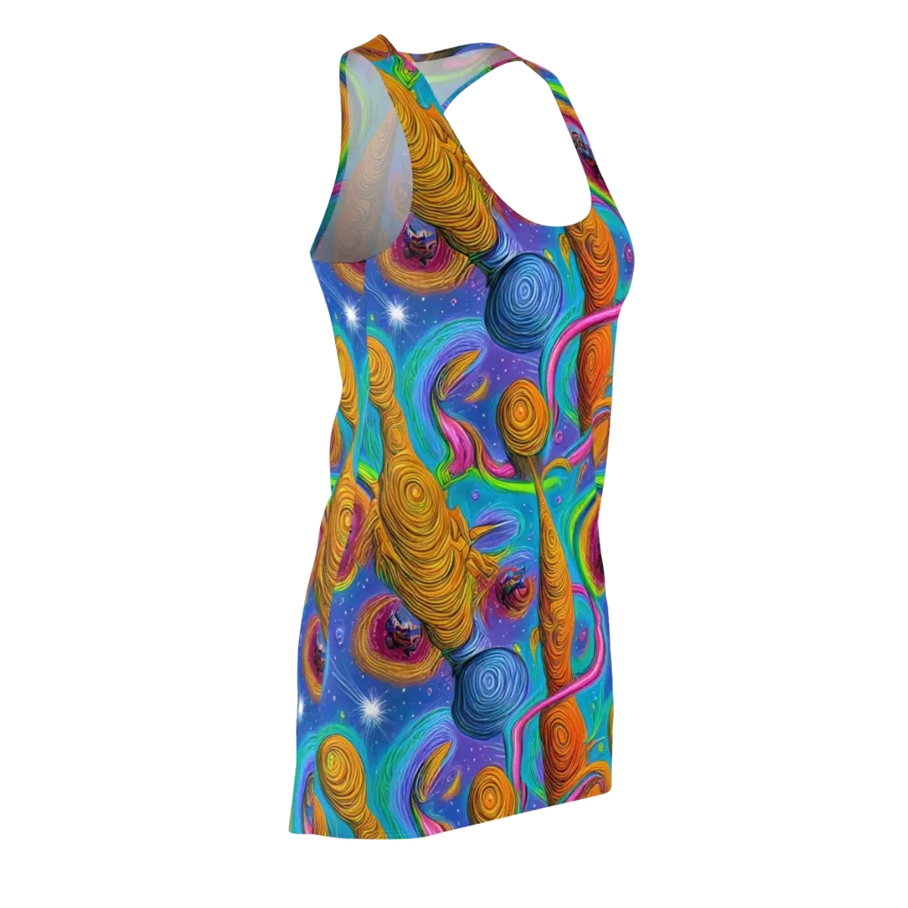 Turbulent Aura on Racerback Dress — Front Side