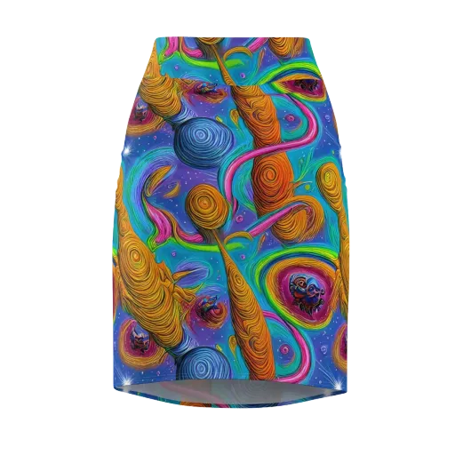 Turbulent Aura on a Pencil Skirt