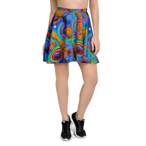 Turbulent Aura on a Skater Skirt
