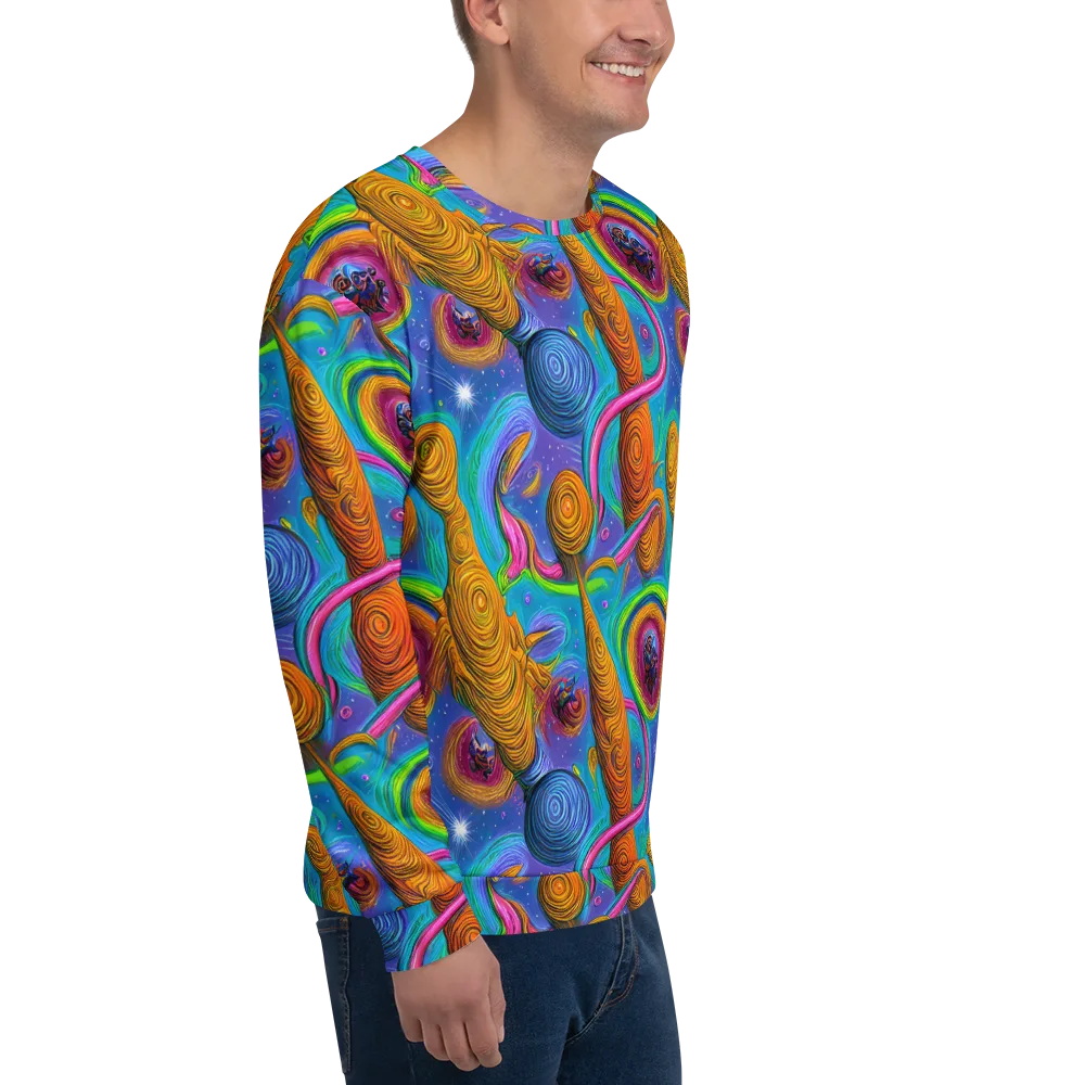 Turbulent Aura on Sweatshirt — Right Front