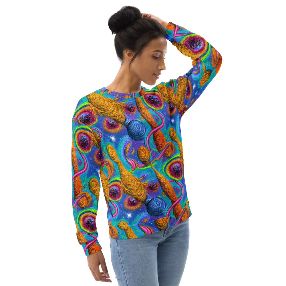 Turbulent Aura on Sweatshirt — Right Front