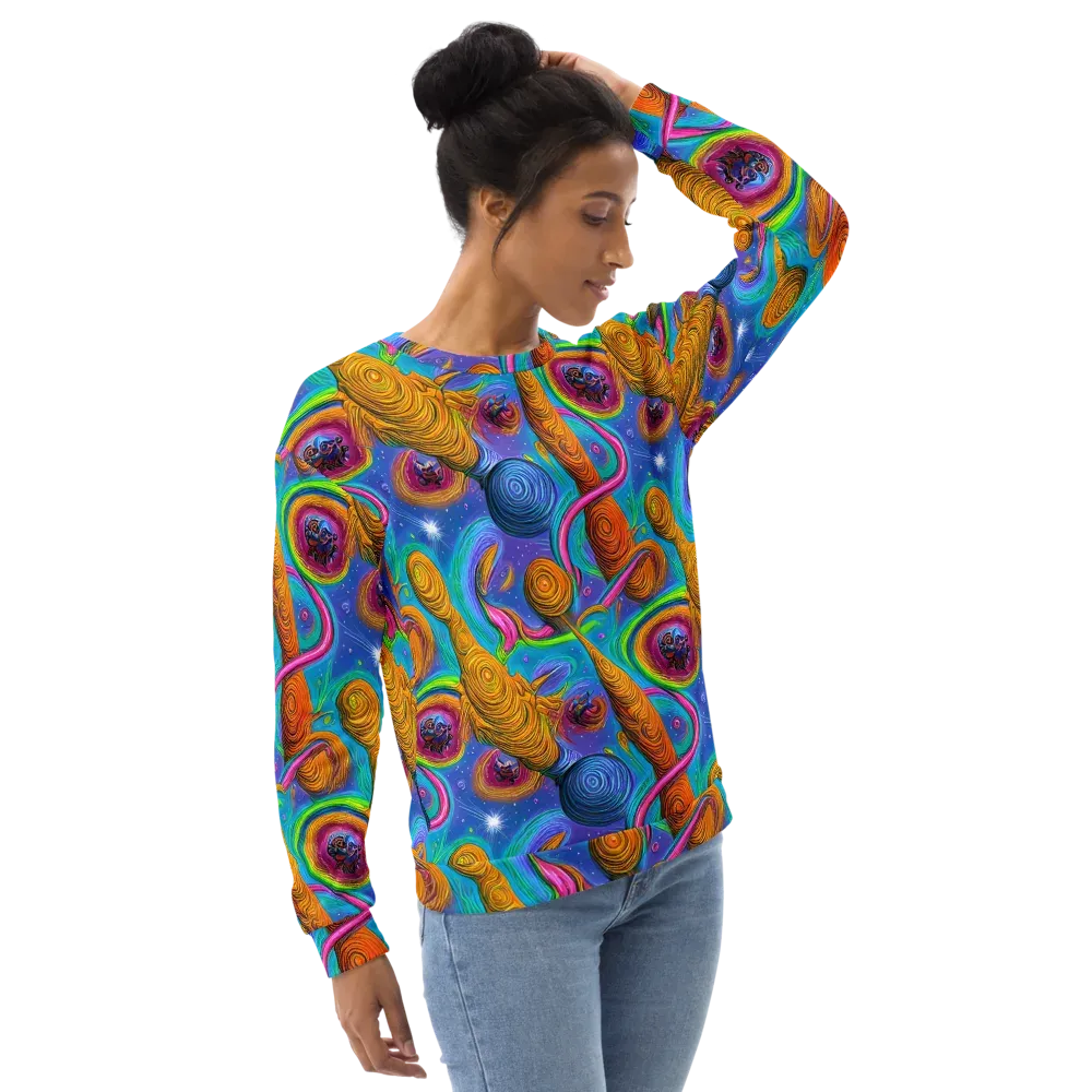 Turbulent Aura on Sweatshirt — Right Front
