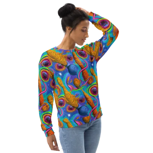 Turbulent Aura on a Sweatshirt