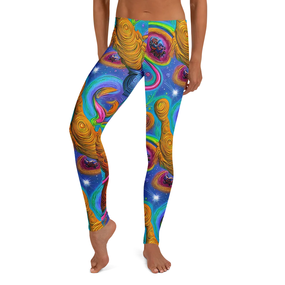 Turbulent Aura on Leggings — Front