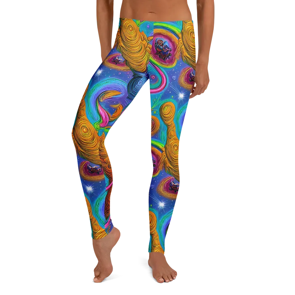 Turbulent Aura on Leggings — Front