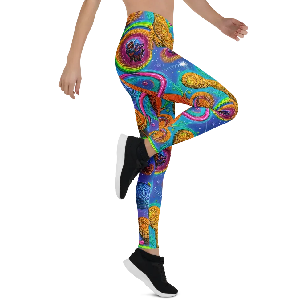 Turbulent Aura on Leggings — Right