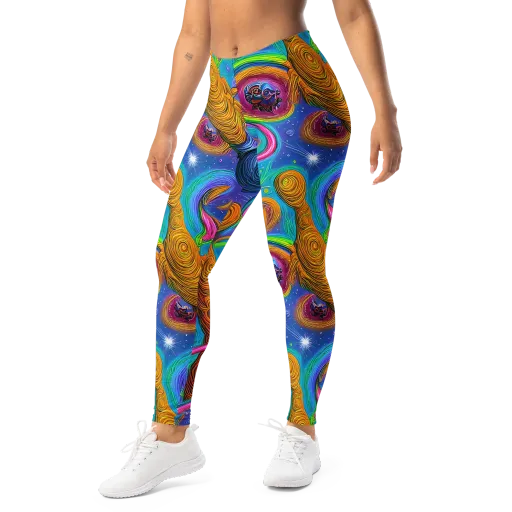 Turbulent Aura on a Leggings