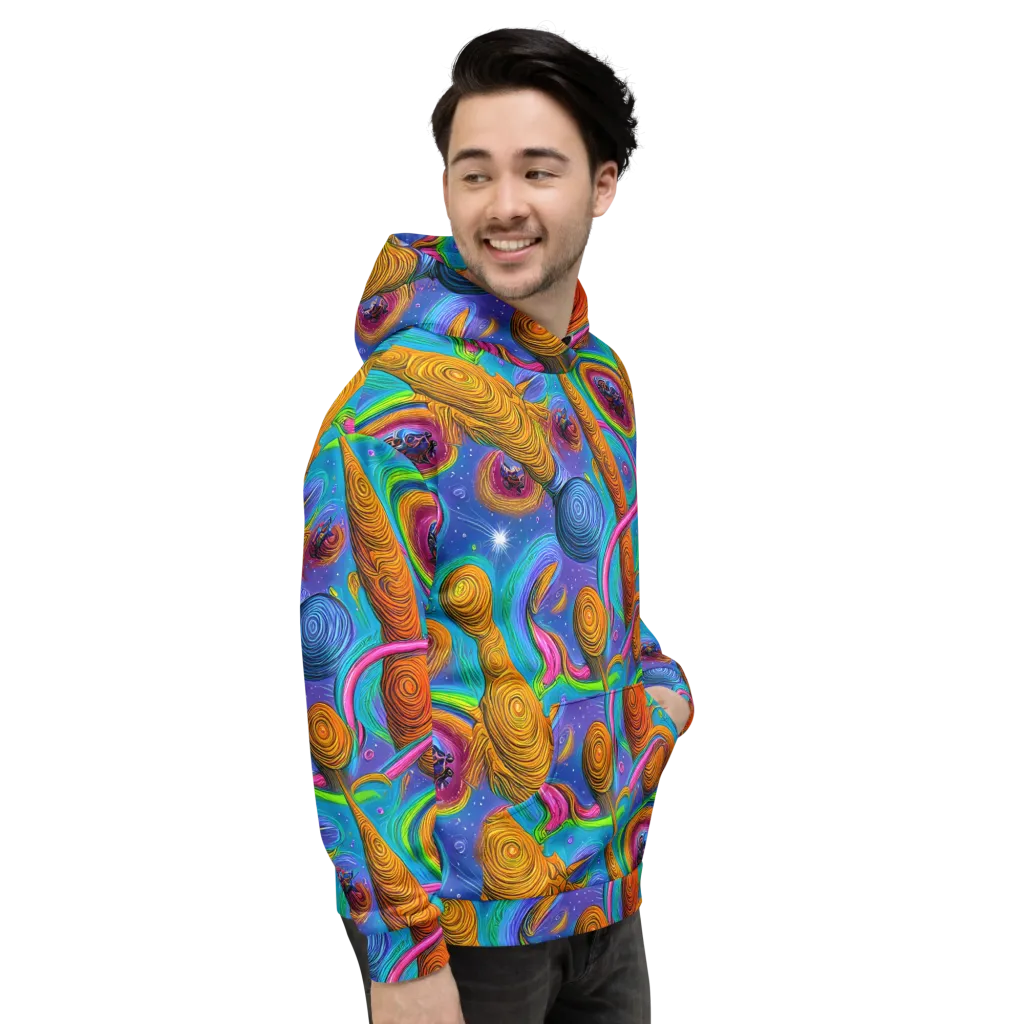 Turbulent Aura on Hoodie — Right