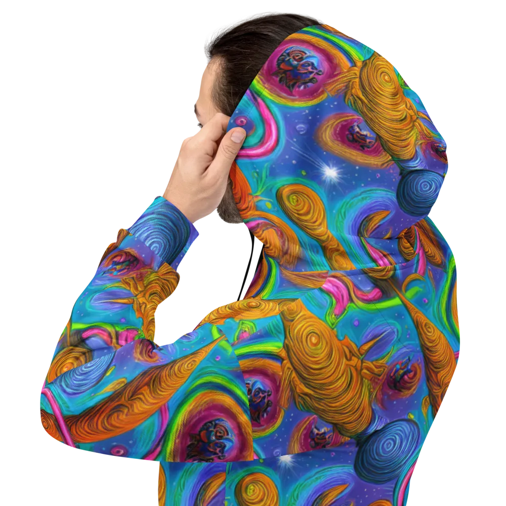 Turbulent Aura on Hoodie — Back