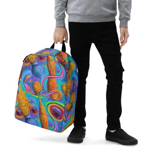 Turbulent Aura on a Minimalist Backpack
