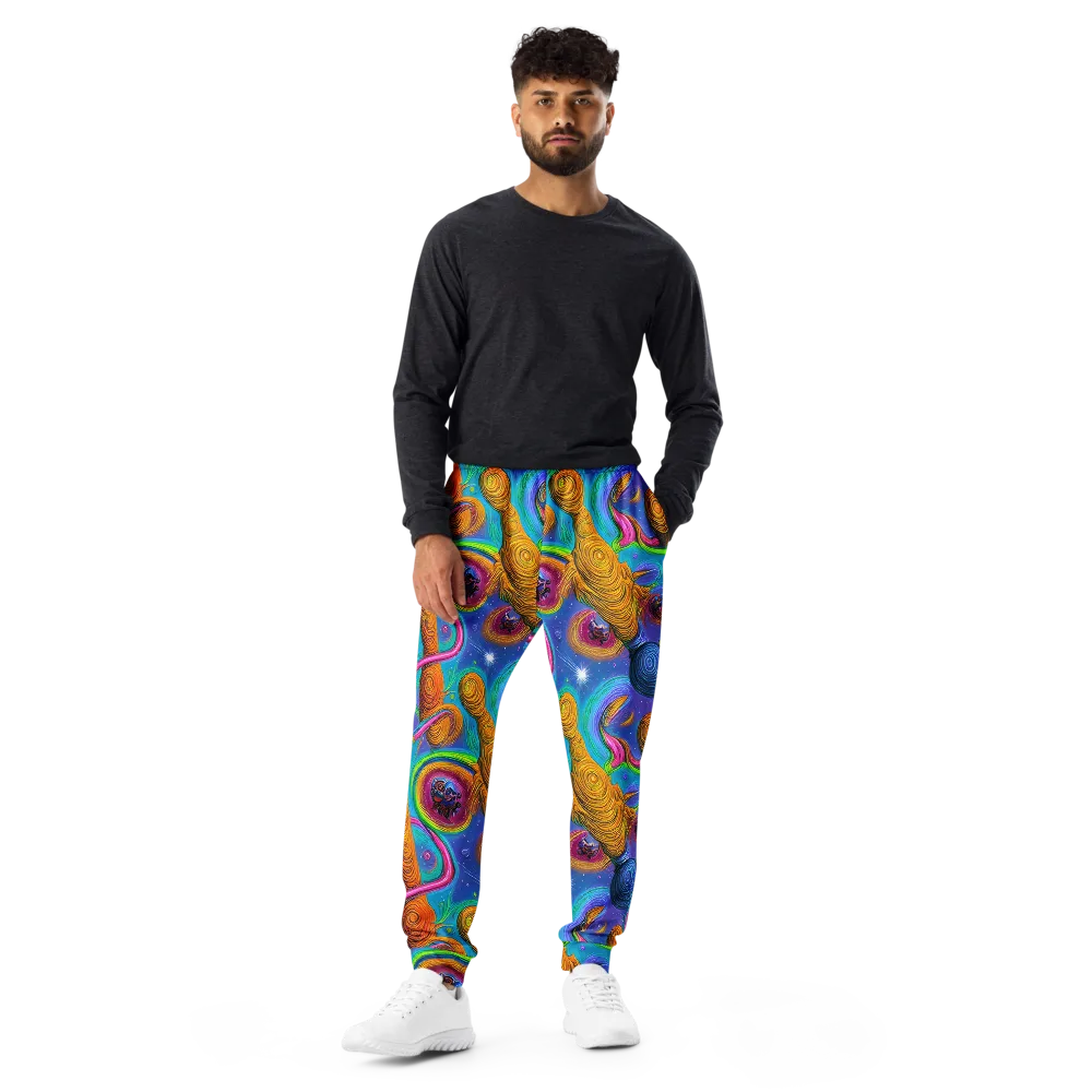Turbulent Aura on Men's Joggers — Front
