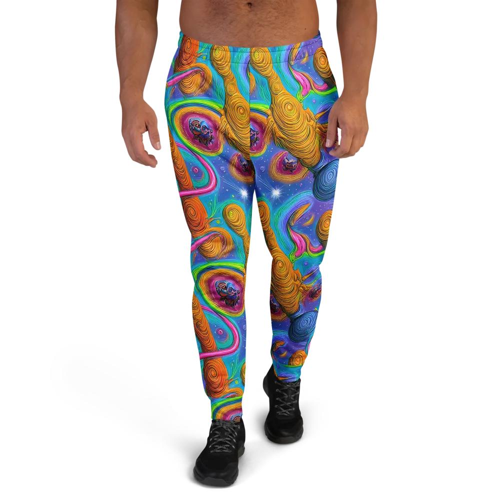 Turbulent Aura on Men's Joggers — Front
