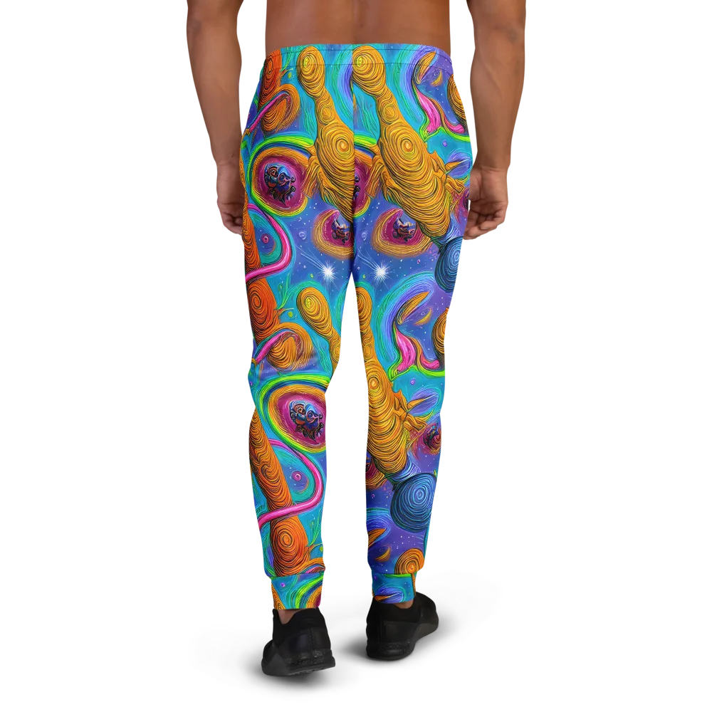 Turbulent Aura on Men's Joggers — Back