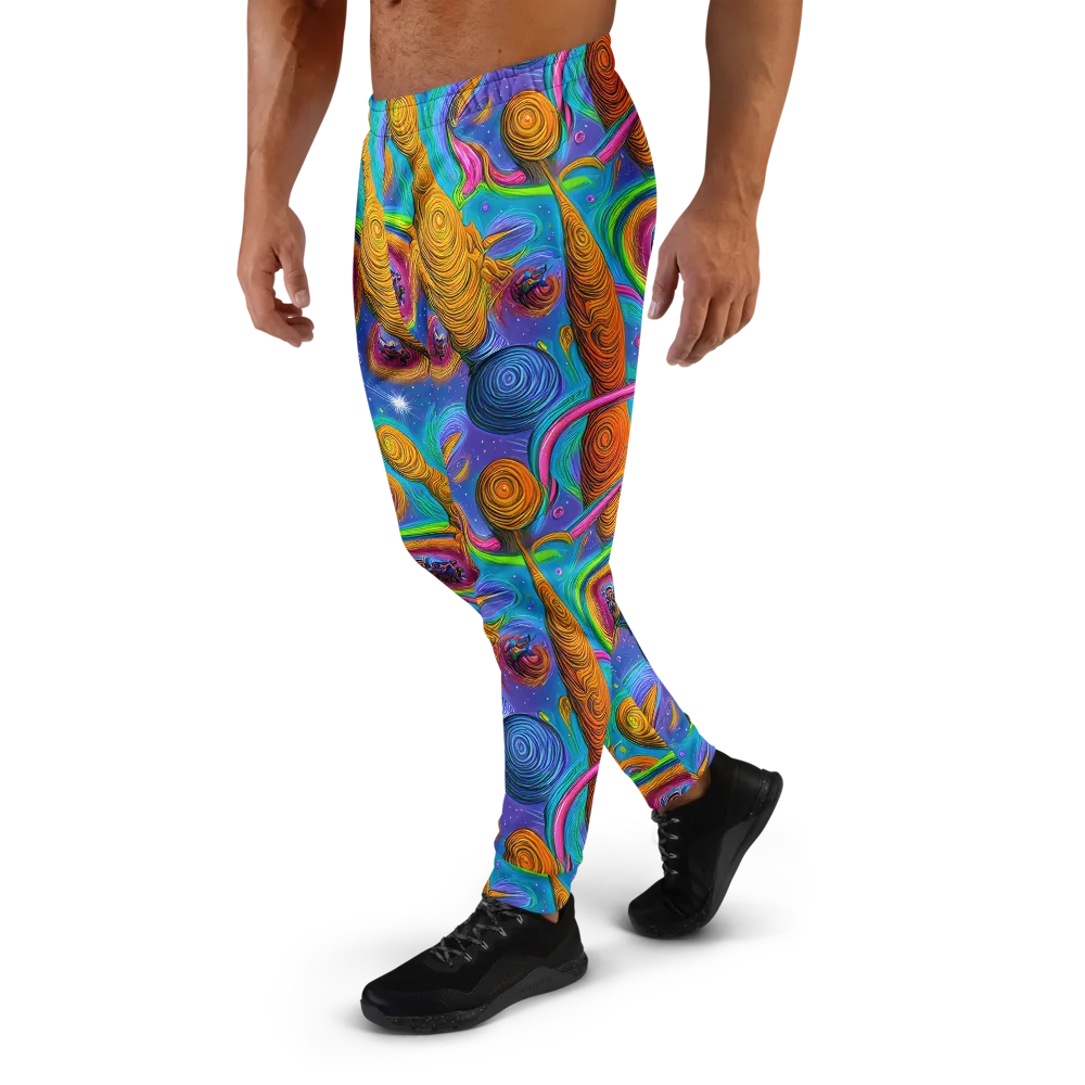 Turbulent Aura on Men's Joggers — Left