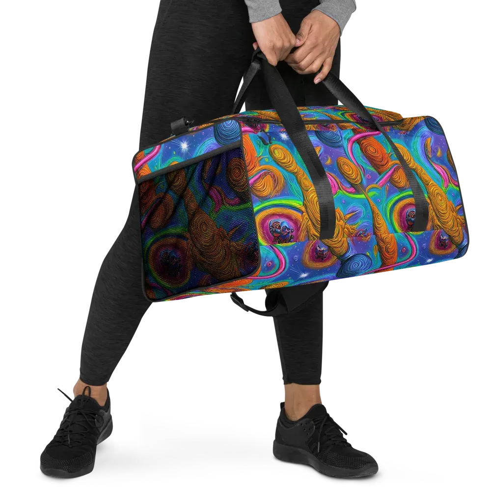 Turbulent Aura on Duffle Bag — Right Front