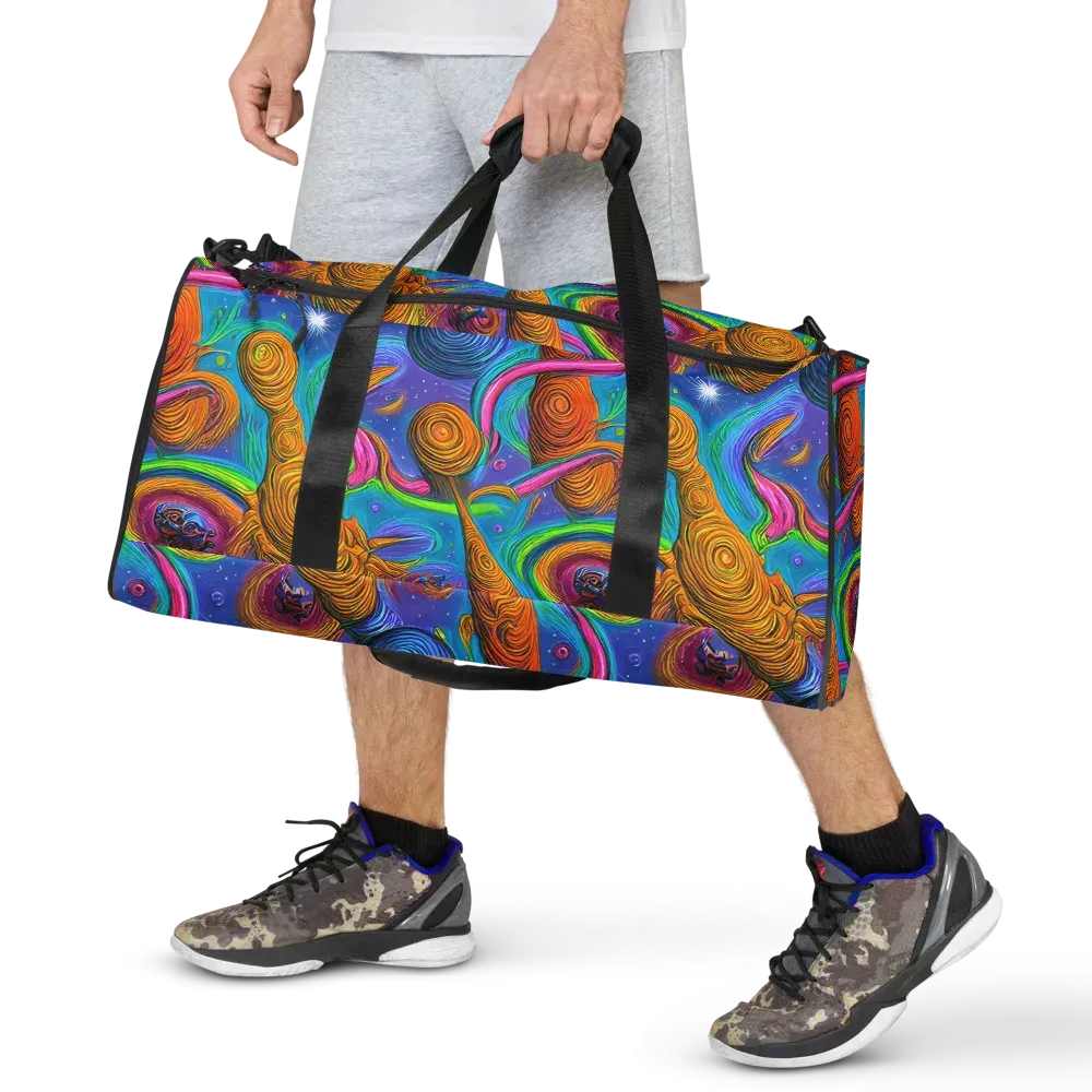 Turbulent Aura on Duffle Bag — Front