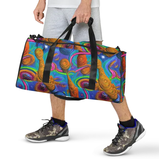 Turbulent Aura on a Duffle Bag