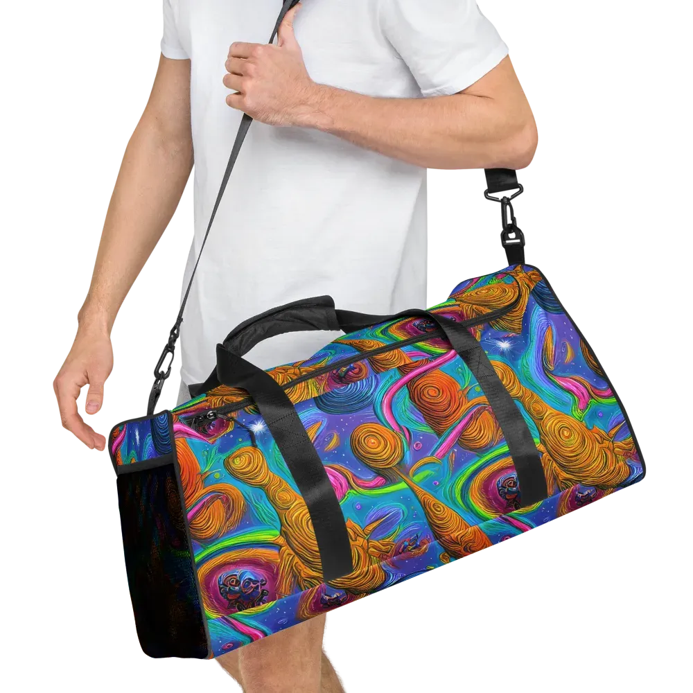 Turbulent Aura on Duffle Bag — Right Front