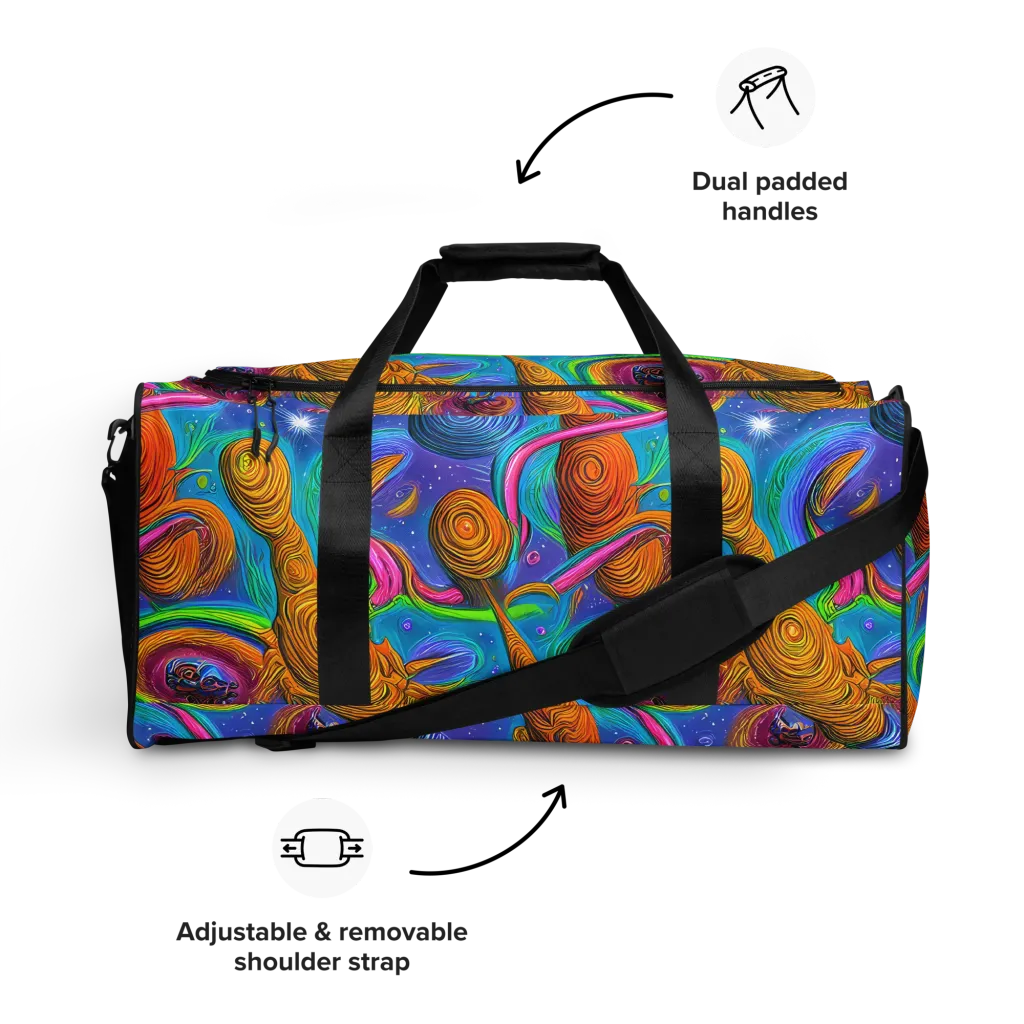 Turbulent Aura on Duffle Bag — Front