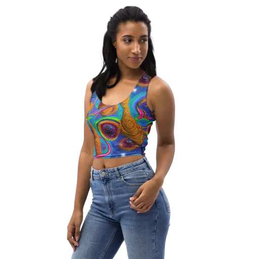 Turbulent Aura on a Crop Top