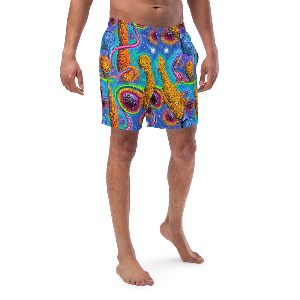 Turbulent Aura on Swim Trunks — Front