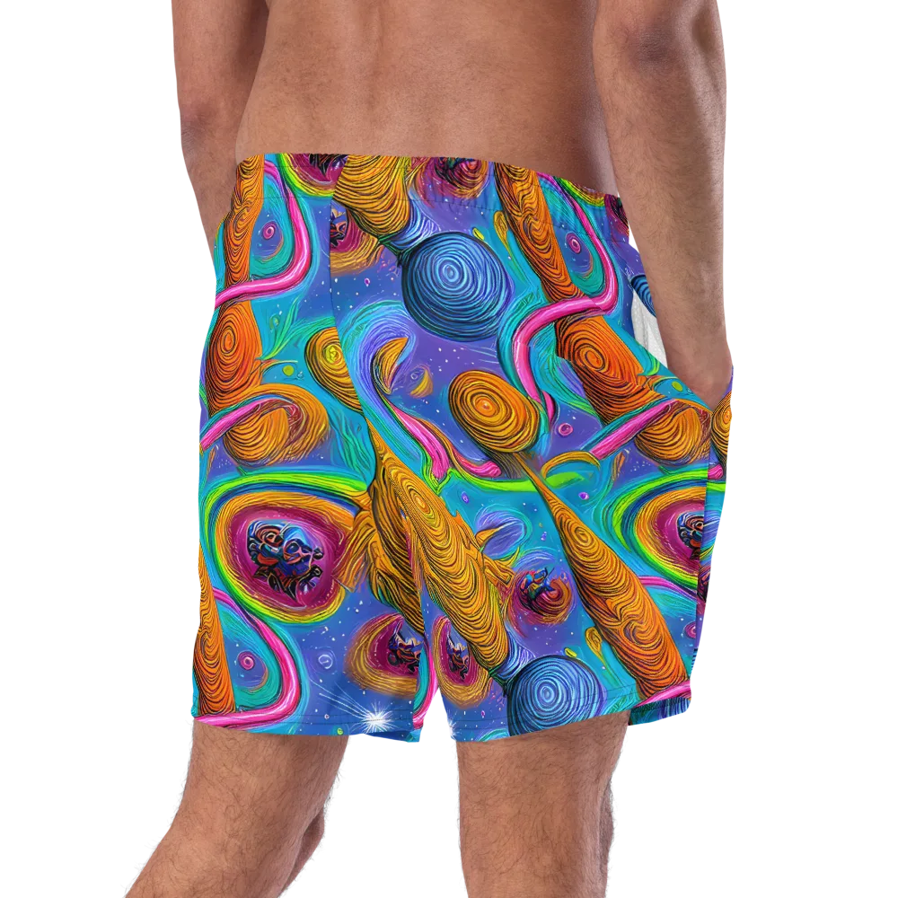 Turbulent Aura on Swim Trunks — Right Back