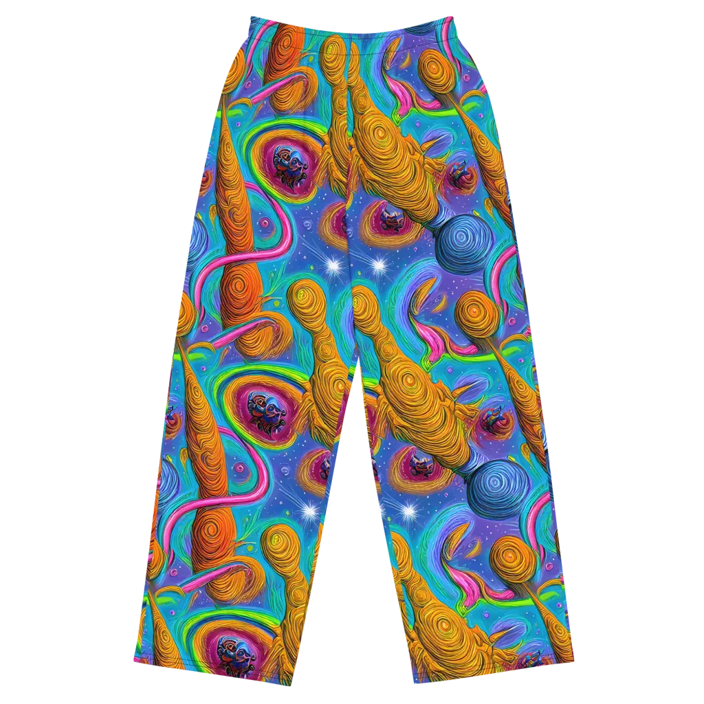 Turbulent Aura on Wide-Leg Pants — Front