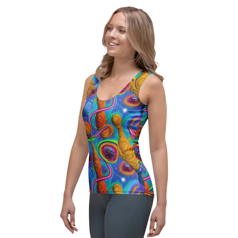 Turbulent Aura on Women's Tank Top — Left Front