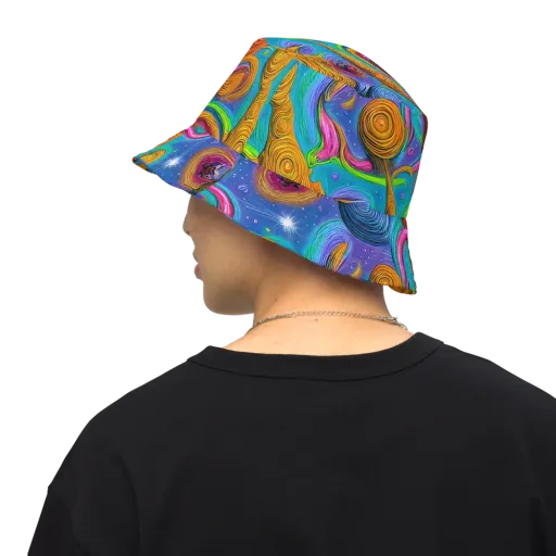 Turbulent Aura on a Reversible Bucket Hat