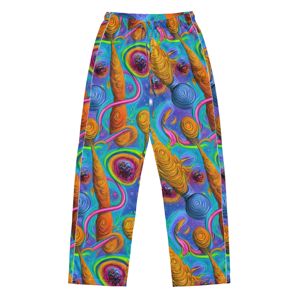 Turbulent Aura on Women's Pajama Pants — Front