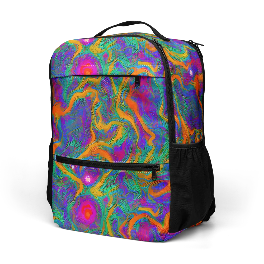Neon Terrain on Utility Backpack — Left Front