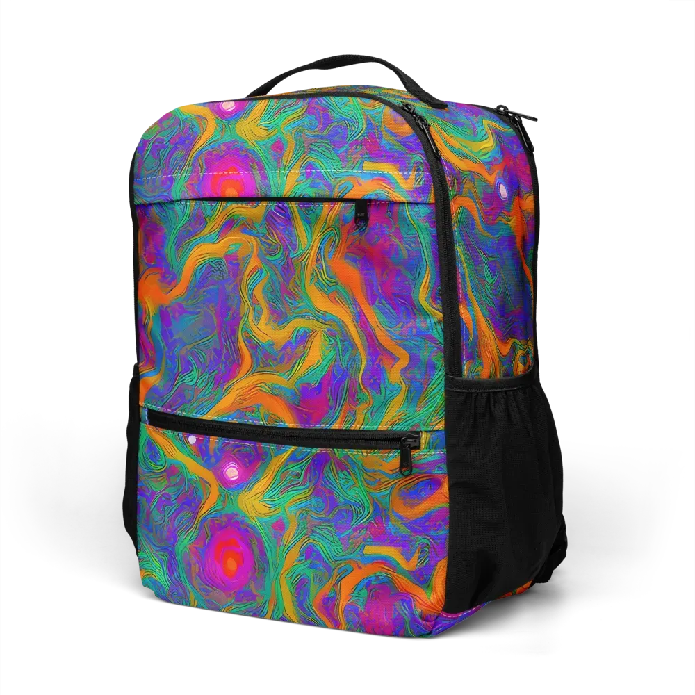 Neon Terrain on Utility Backpack — Left Front