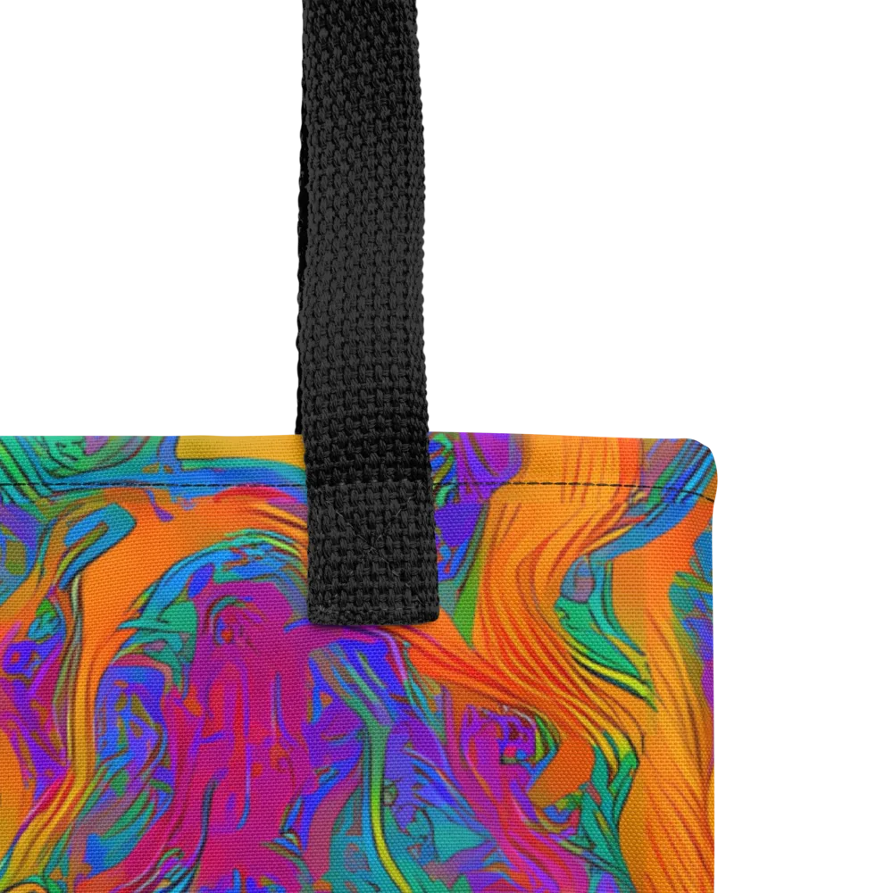 Neon Terrain on Tote Bag — Product details