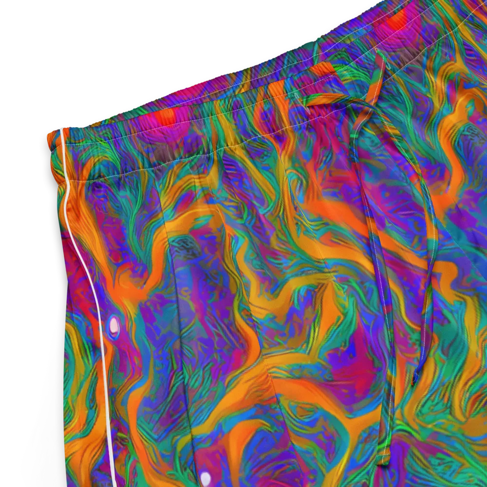 Neon Terrain on Women's Pajama Shorts — Product details