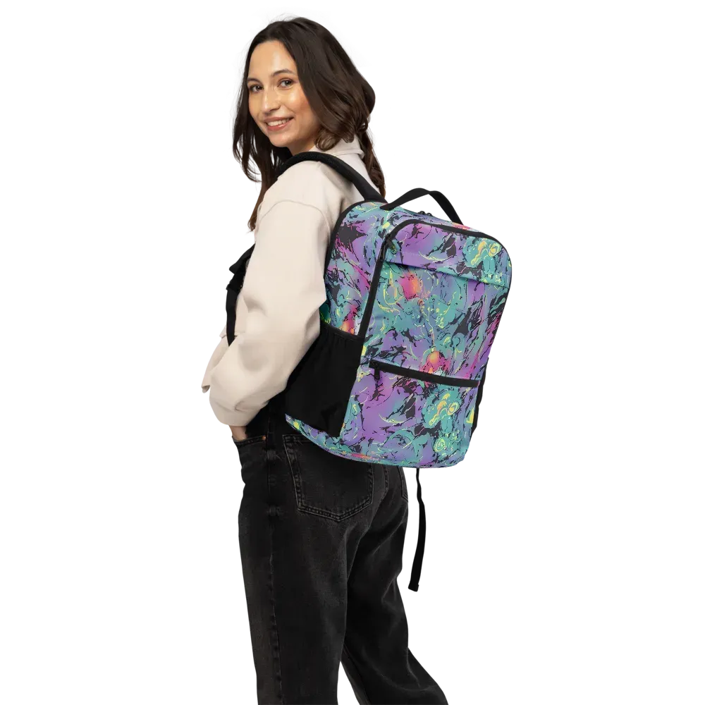 Dreamwave Flux on Utility Backpack — Back