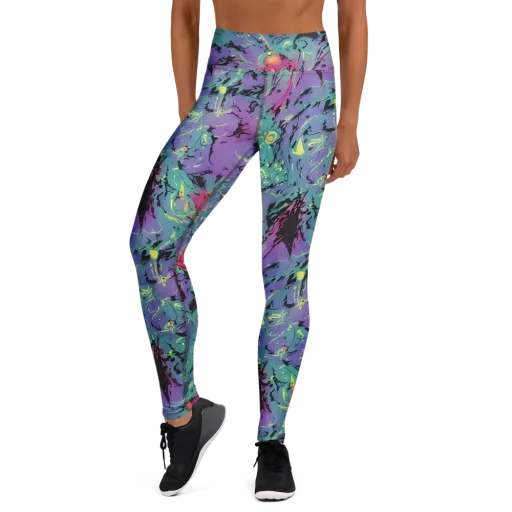 Dreamwave Flux on a Yoga Leggings