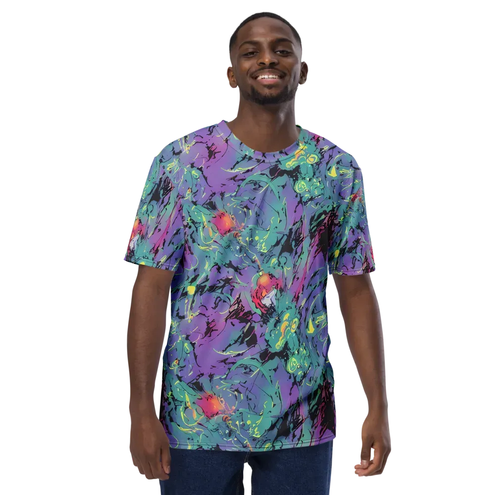 Dreamwave Flux on Men's Crew Neck T-Shirt — Front