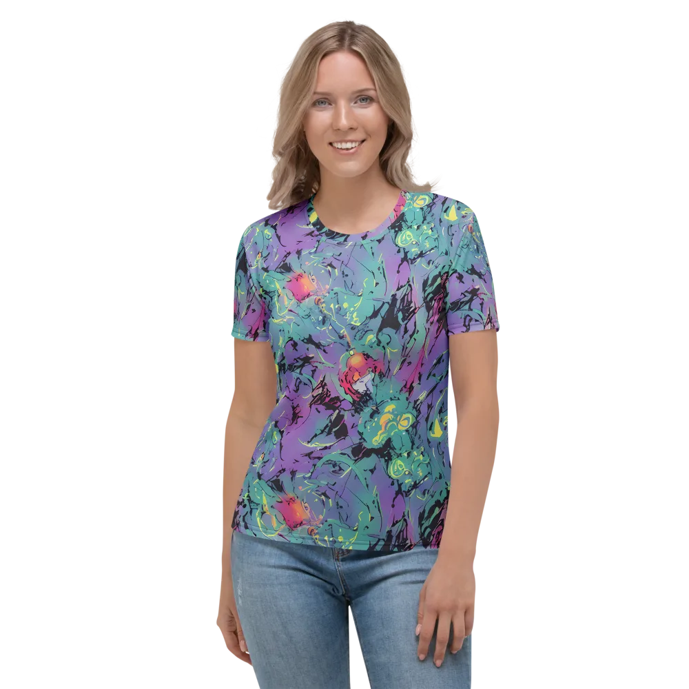 Dreamwave Flux on Women's Crew Neck T-Shirt — Front