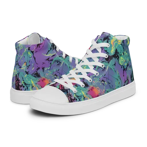 Dreamwave Flux on a Women's High Top Canvas Shoes