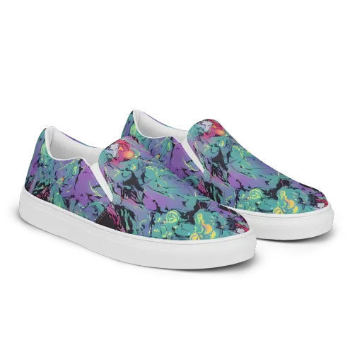 Dreamwave Flux on a Men's Slip-On Canvas Shoes
