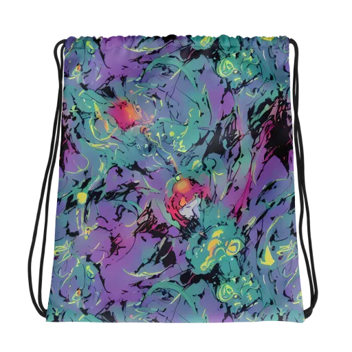 Dreamwave Flux on a Drawstring Bag