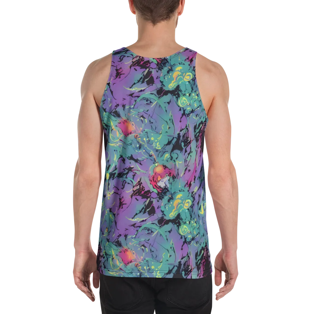 Dreamwave Flux on Men's Tank Top — Back
