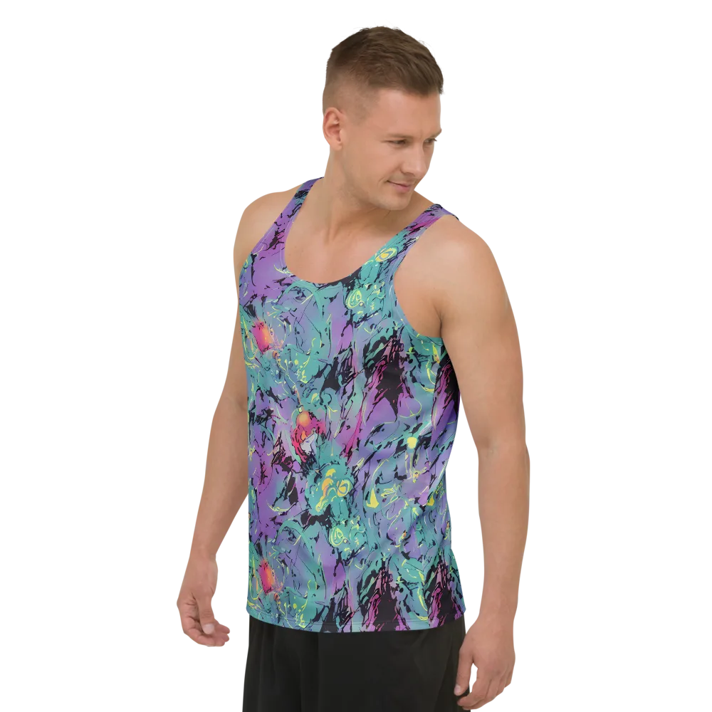 Dreamwave Flux on Men's Tank Top — Left Front