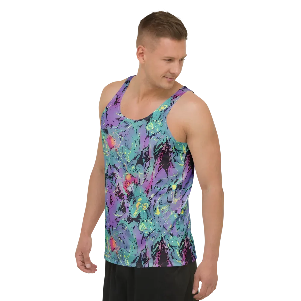 Dreamwave Flux on Men's Tank Top — Left Front