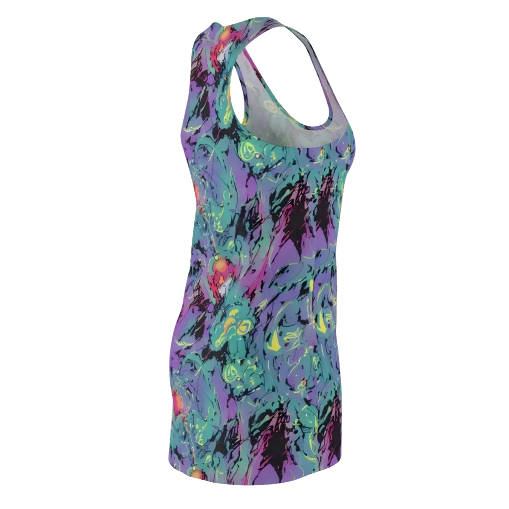 Dreamwave Flux on Racerback Dress — Back Side